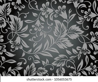 Seamless floral rich wallpaper