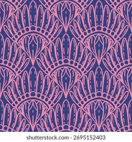 seamless floral scribble pattern background, motifs floral hand drawn, scribble style, scallop pattern, design for seamless floral pattern, printing, wrapping, background and craft
