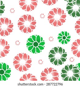 Seamless floral spring background .