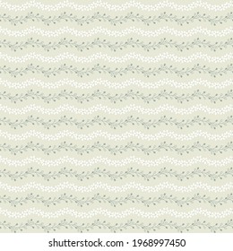 
seamless floral stripe pattern beige green and white