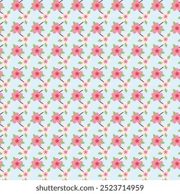 Design de padrão de tecido floral sem costura 