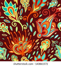 Seamless floral texture