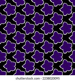 Nahtlose Blumenstruktur für Oberflächendesign. Dekoratives Muster. Vektorgrafik. 