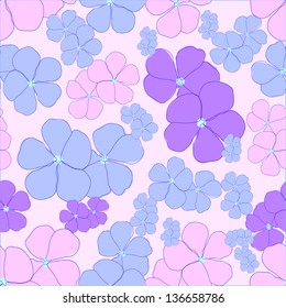 Seamless floral texture. Vector illustration