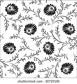 seamless floral tile
