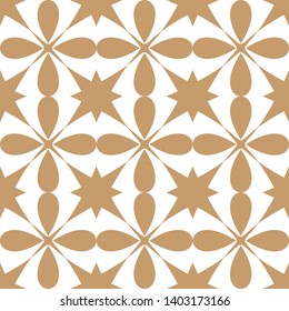 Seamless  floral tiles pattern. White vector background. 
