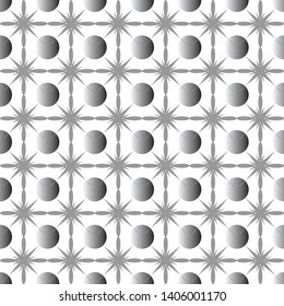 Seamless  floral tiles pattern. White vector background. 
