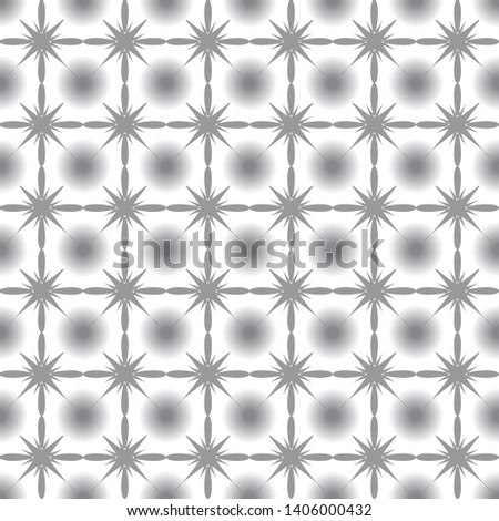 Seamless  floral tiles pattern. White vector background. 