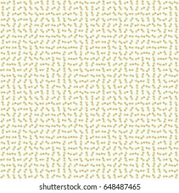 Seamless floral tiling pattern in gold and beige colors. Vintage damask ornament.