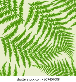 Seamless floral tropical pattern with palm leaves, jungle leaf, vector illustration.  Floral background for textile or book covers, manufacturing, wallpapers, print and gift wrap.