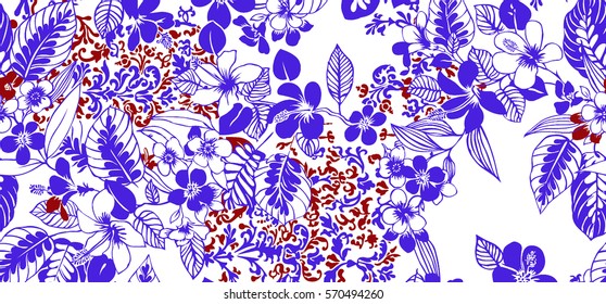 Seamless Floral Vector