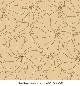 Seamless floral vector background, damask baroque seamless pattern, floral leaf  ornament for wallpaper of wrapping paper design decor