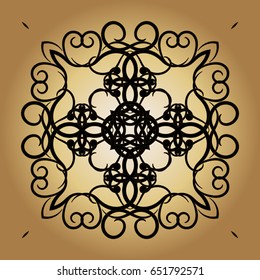 Seamless floral vector background, damask baroque seamless pattern, floral leaf curly  ornament for wallpaper of wrapping paper design decor