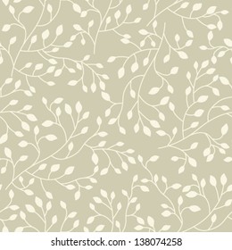 Seamless floral vector pattern