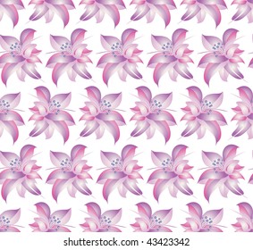 Seamless floral Vector pattern