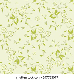 Seamless floral vector pattern for disign. 