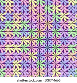 Seamless floral vector pattern. Flowers colorful texture. Ideal for wrapping, cards, ban, background, wallpaper.