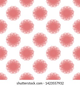 Seamless floral vector pattern, new design.