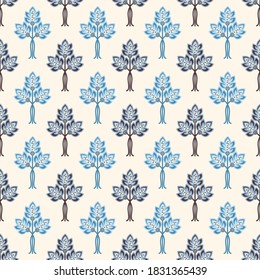 Seamless floral vector pattern. Wallpaper, fabric, packaging