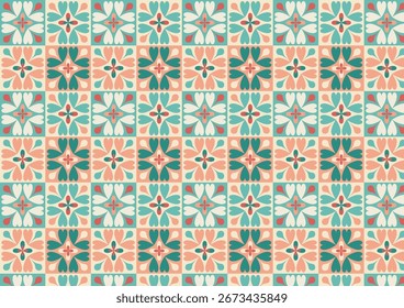 Seamless floral vector for wallpaper and textile design