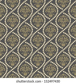 Seamless Floral Vintage Pattern