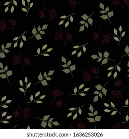 Seamless floral vintage pattern. Vector retro background for fabric, textile, wrapping paper, web pages, wedding invitations, save the date cards.