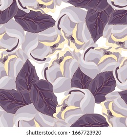 Seamless Floral Vintage Vector Background
