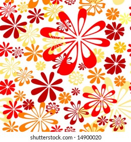 Seamless floral wallpaper