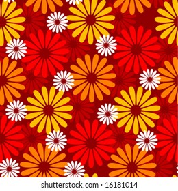 Seamless floral wallpaper