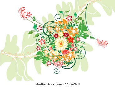 Seamless floral wallpaper