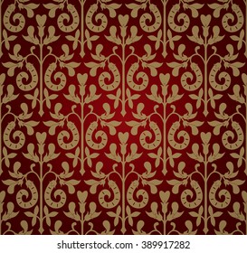 Seamless floral wallpaper