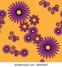 Seamless floral wallpaper