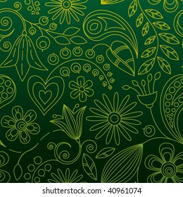 Seamless Floral Wallpaper