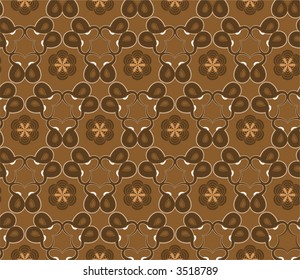 Seamless floral wallpaper background repeating patterns