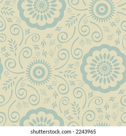 Seamless Floral Wallpaper Pattern