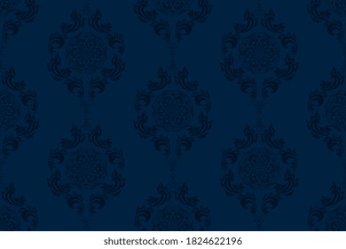 Diseño de fondo de pantalla floral impecable. Ornamento floral sobre el fondo. Patrón contemporáneo
