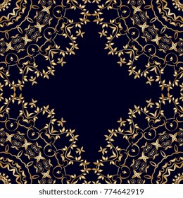 Seamless floral wallpaper pattern. Floral ornament on background. Contemporary pattern. Wallpaper pattern