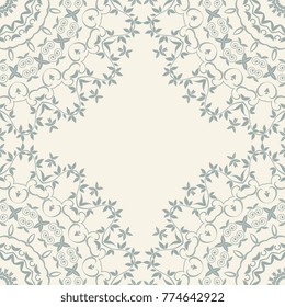 Seamless floral wallpaper pattern. Floral ornament on background. Contemporary pattern. Wallpaper pattern