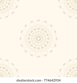 Seamless floral wallpaper pattern. Floral ornament on background. Contemporary pattern. Wallpaper pattern