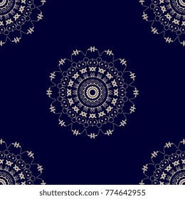 Seamless floral wallpaper pattern. Floral ornament on background. Contemporary pattern. Wallpaper pattern