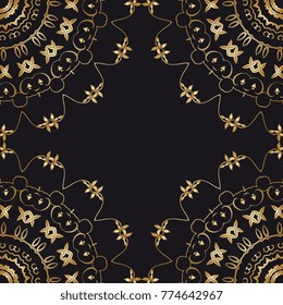 Seamless floral wallpaper pattern. Floral ornament on background. Contemporary pattern. Wallpaper pattern