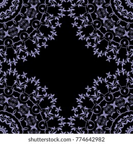 Seamless floral wallpaper pattern. Floral ornament on background. Contemporary pattern. Wallpaper pattern