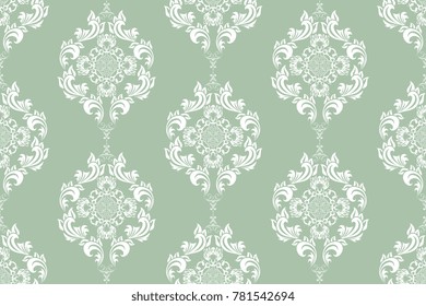 Seamless floral wallpaper pattern. Floral ornament on background. Contemporary pattern. Wallpaper pattern