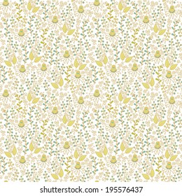 Seamless florasl pattern in indian style 