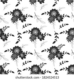 Seamless Flourish Handdrawing Decorative Pattern