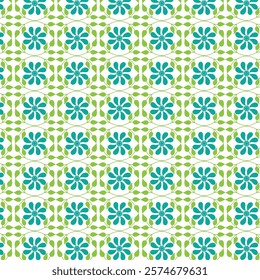 seamless flower art pattern design