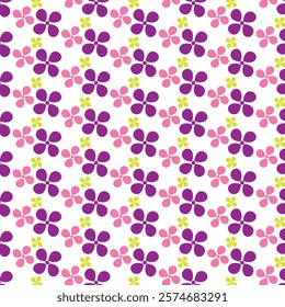 seamless flower art pattern design
