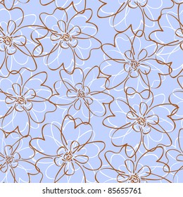 Seamless flower background