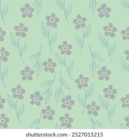 seamless flower background - Illustration Flower, Single Flower, Backgrounds, Floral Pattern, Wallpape