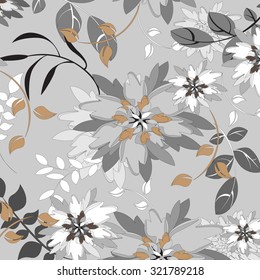  seamless flower background - Illustration Flower, Single Flower, Backgrounds, Floral Pattern, Wallpaper 